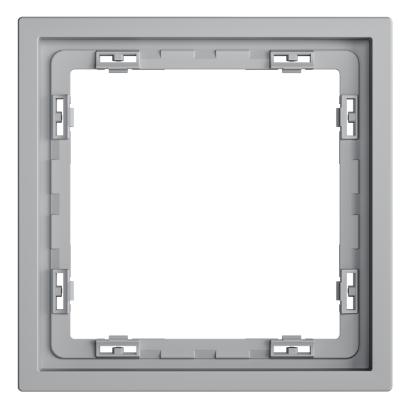 Рамка пластиковая Voltum S70 на 1 пост, (серый) VLS100116
