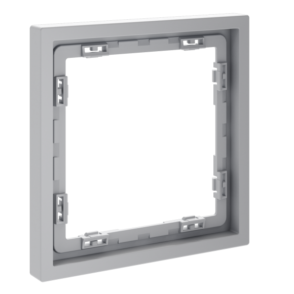 Рамка пластиковая Voltum S70 на 1 пост, (серый) VLS100116