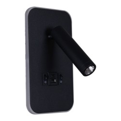 Спот Reluce 86204-9.2-001KT LED12W+USB BK