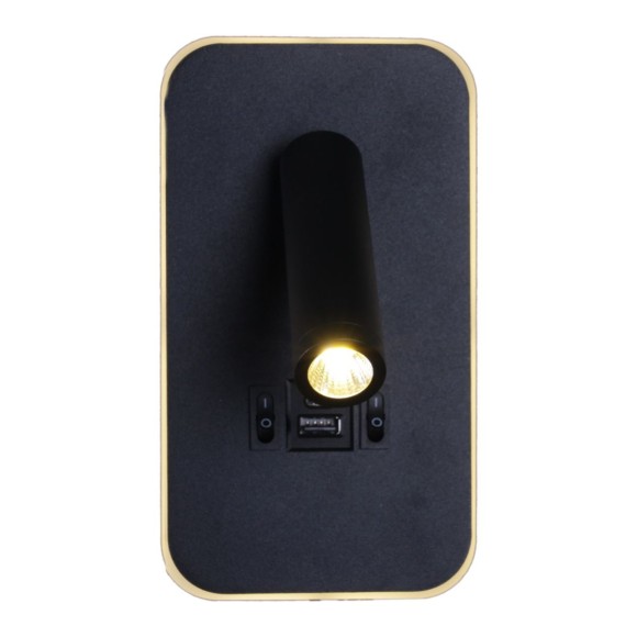 Спот Reluce 86204-9.2-001KT LED12W+USB BK