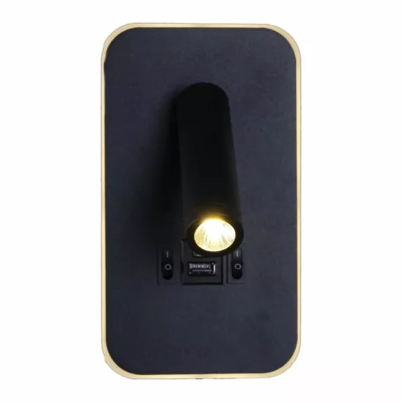 Спот Reluce 86204-9.2-001KT LED12W+USB BK