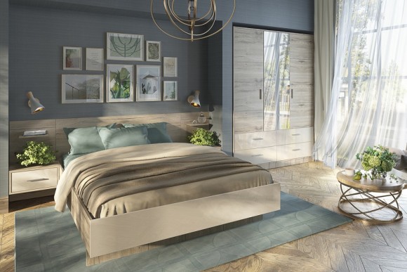 Кровать двуспальная Лациа СТЛ.418.03 STL_2020041803000