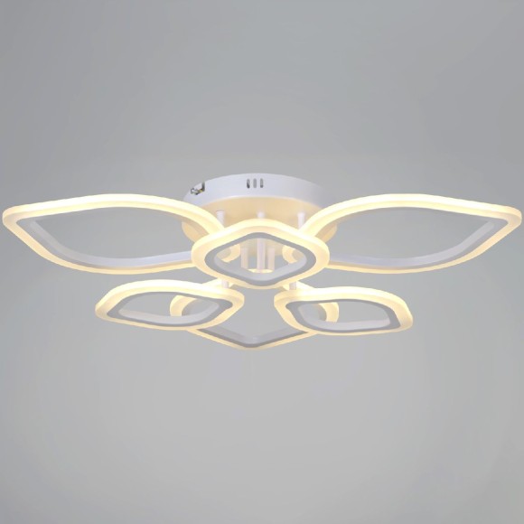 Потолочная светодиодная люстра с пультом управления Reluce 02303-0.3-3+3 WH