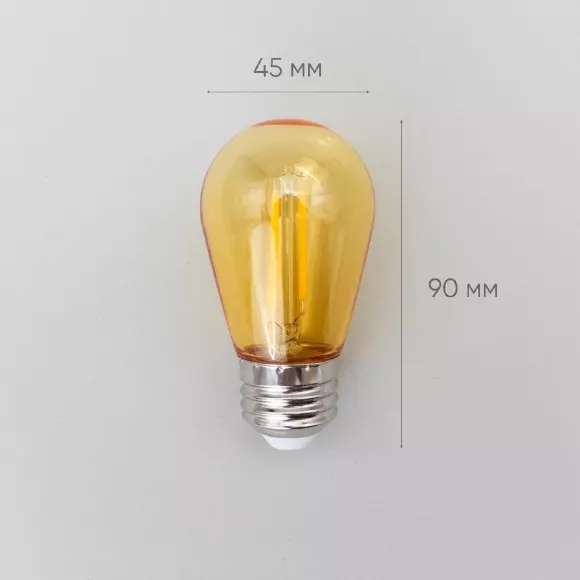 Лампа филаментная Laitcom (LTC) Professional Е27 2W 2400K FLM27-2W-2TN