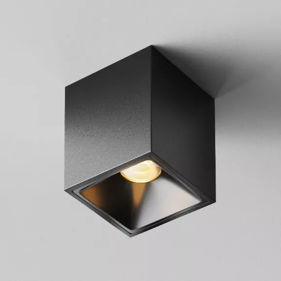 Накладной светильник Maytoni Alfa led C065CL-8W2.7K-SQ-B, 2700 Накладной светильник Maytoni Alfa led C065CL-8W2.7K-SQ-B, 2700