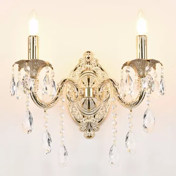 Бра Bohemia Ivele Crystal AL7901B10/2/175 B GW, декоративные элементы крупным планом Бра Bohemia Ivele Crystal AL7901B10/2/175 B GW, декоративные элементы крупным планом