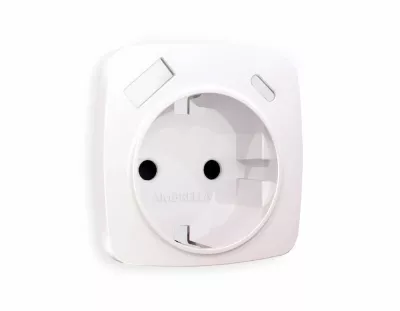 Лицевая панель для розетки с/з со шторками 2USB A+C Ambrella Volt Omega OP2100