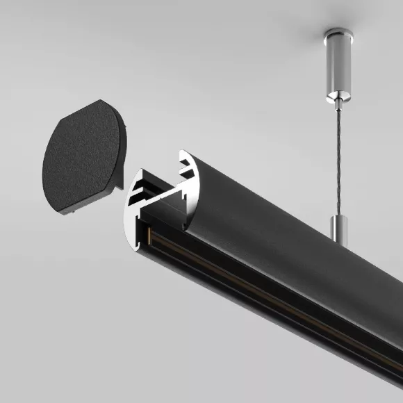 Шинопровод накладной/подвесной Maytoni Busbar trunkings Basity TRX172-R-112B, Черный Шинопровод накладной/подвесной Maytoni Busbar trunkings Basity TRX172-R-112B, Черный