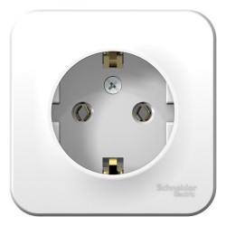 Розетка с/з без шторок, 16А, 250В Systeme Electric Blanca наруж Бел BLNRA010101