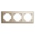 Рамка трехместная Stekker PFR00-7003-02 Катрин 39804