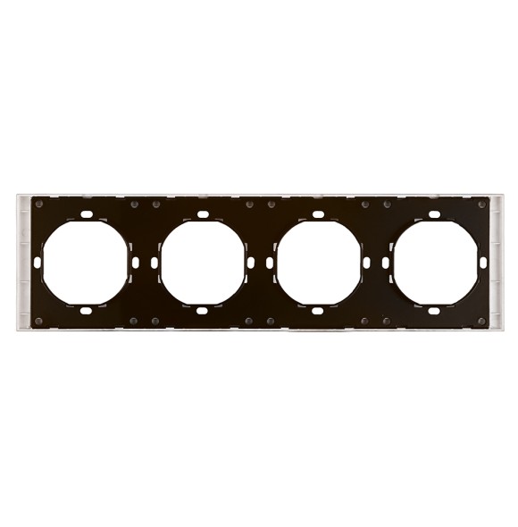 Рамка 4-местная Stekker Мия PFR00-3004-08 пудровый жемчуг 50489