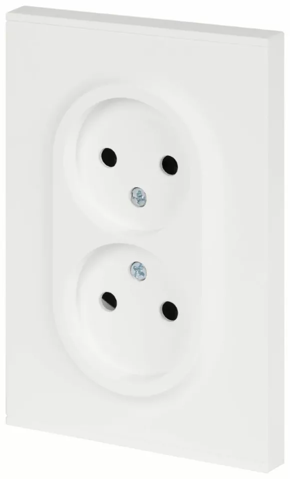 Розетка Эра Galaxy 15-2107-08 без заземления двойная 2X2P 16А-250В IP20 белый матовый Б0071704 Розетка Эра Galaxy 15-2107-08 без заземления двойная 2X2P 16А-250В IP20 белый матовый Б0071704