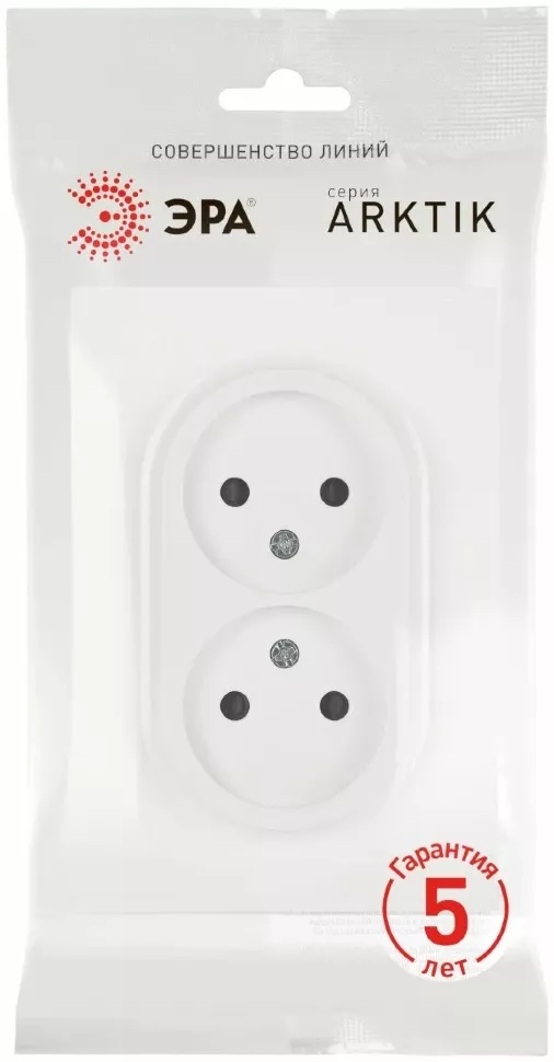 Розетка Эра Galaxy 15-2107-08 без заземления двойная 2X2P 16А-250В IP20 белый матовый Б0071704 Розетка Эра Galaxy 15-2107-08 без заземления двойная 2X2P 16А-250В IP20 белый матовый Б0071704