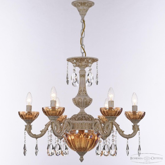 Подвесная люстра Bohemia Ivele Crystal AL79101P/6/175 A WMG P Shampan/M-1H