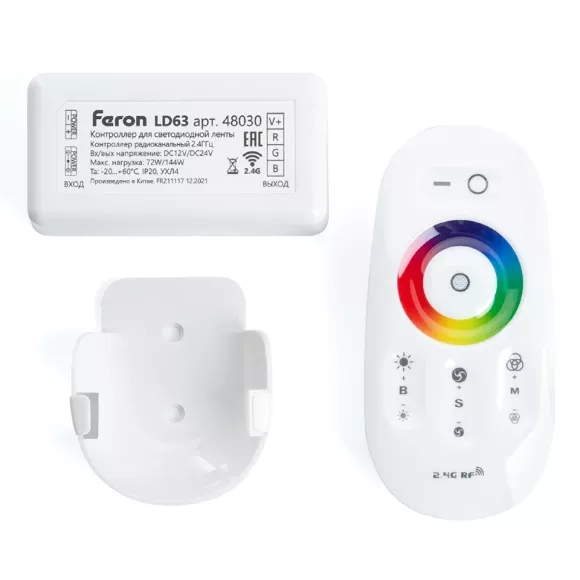 Контроллер RGB для светодиодной ленты Feron LD63 48030 Контроллер RGB для светодиодной ленты Feron LD63 48030