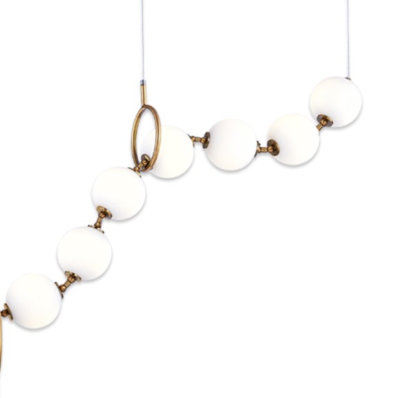 Подвесная светодиодная люстра Delight Collection 10222 10222P/10 gold