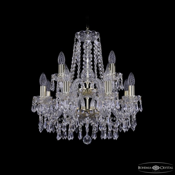 Подвесная люстра Bohemia Ivele Crystal 1403/8+4/160/2d G