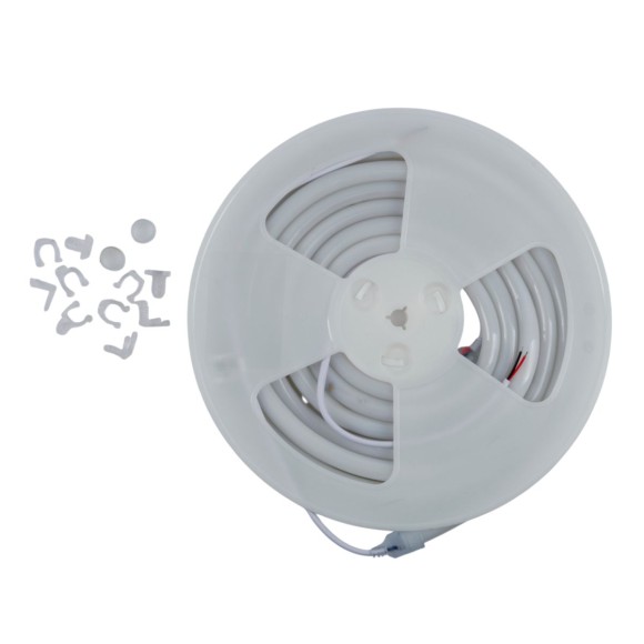Комплект гибкого неона Uniel ULS-N40-2835-120LED/m-16mm-IP68-DC24V-10W/m-5M-3000K NEON SET01 UL-00012843