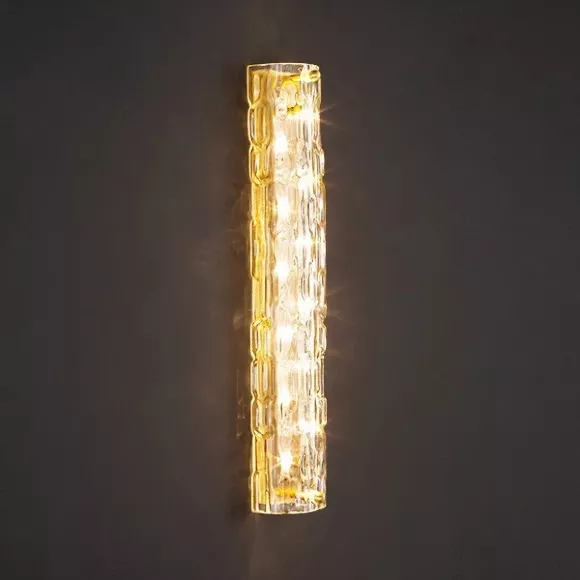 Настенный светильник DeLight Collection 88085W/S gold/clear, Золото, Прозрачный, Теплый белый Настенный светильник DeLight Collection 88085W/S gold/clear, Золото, Прозрачный, Теплый белый