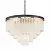 Подвесная люстра Delight Collection 1920s Odeon KR0387P-10A black/frost