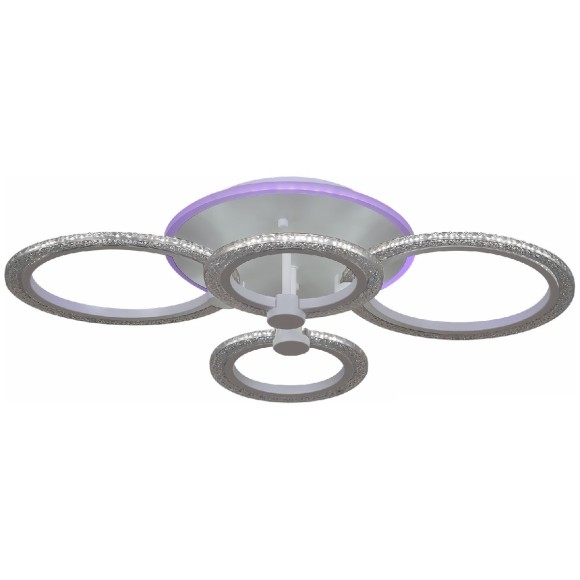 Потолочная люстра с пультом управления Reluce 20316-0.3-2+2+1 WT