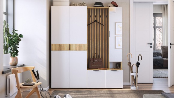 Стенка для прихожей Бери К3 MBS_PK03Beri-2563