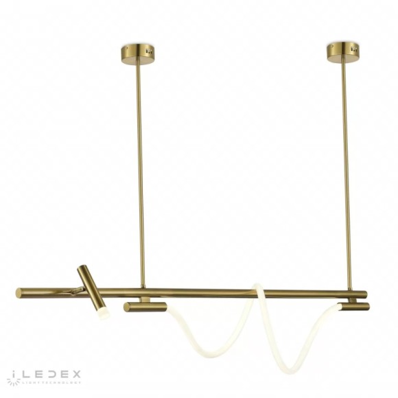 Подвесная светодиодная люстра iLedex Cross 2313-1200 BR