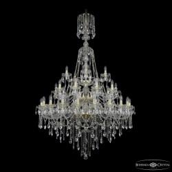 Подвесная люстра Bohemia Ivele Crystal 1415/20+10+5/400/XL-180/3d G
