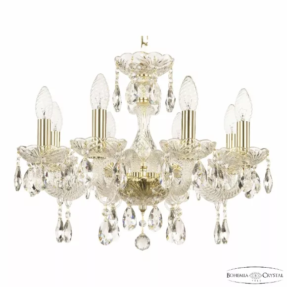 Подвесная люстра Bohemia Ivele Crystal 117/8/165 G Подвесная люстра Bohemia Ivele Crystal 117/8/165 G