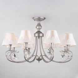 Потолочная люстра Eurosvet Incanto 60069/8 серебро