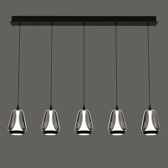 Подвесной светильник Delight Collection MD24001011-5B black/smoky