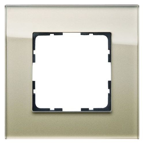 Рамка Jasmart G-Glass шампань 1-постовая G1001GG