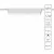 Трековый магнитный светильник Arte Lamp Rapid A2954PL-1WH