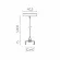 Подвес скрытый тип D треку 5040xx-(F)/(R) 5 м Quattro Lightstar 504197-FR2