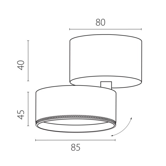 Накладной светильник Alta Pro Lightstar A5546SO