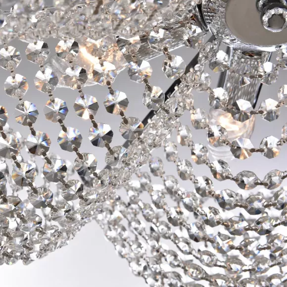 Потолочная люстра Bohemia Ivele Crystal 778/49 Ni Потолочная люстра Bohemia Ivele Crystal 778/49 Ni