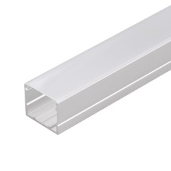 Профиль с экраном Arlight ARH-CH17-2000-ANOD (Алюминий) 055692