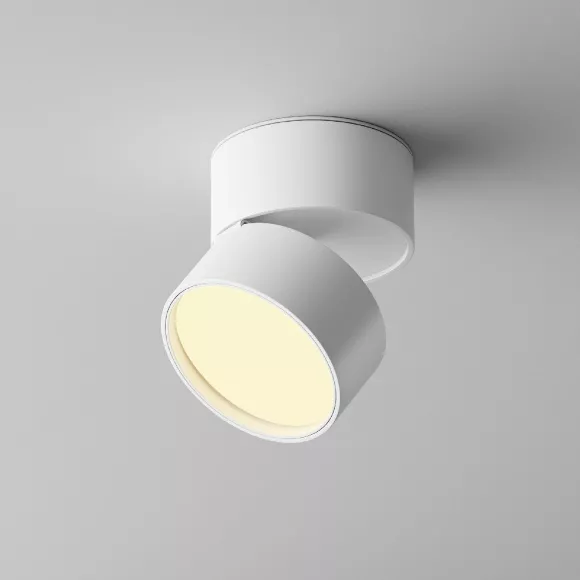 Накладной спот Maytoni Onda C024CL-12W2.7K-W-1, 2700, Теплый белый Накладной спот Maytoni Onda C024CL-12W2.7K-W-1, 2700, Теплый белый