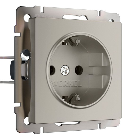 Розетка с/з со шторками Werkel W1271104 4690389211973 a069463
