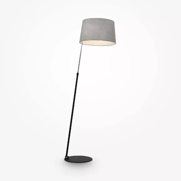 Торшер Maytoni Bergamo MOD613FL-01B, Хром, Дымчатый, Металл, крупный план основания Торшер Maytoni Bergamo MOD613FL-01B, Хром, Дымчатый, Металл, крупный план основания