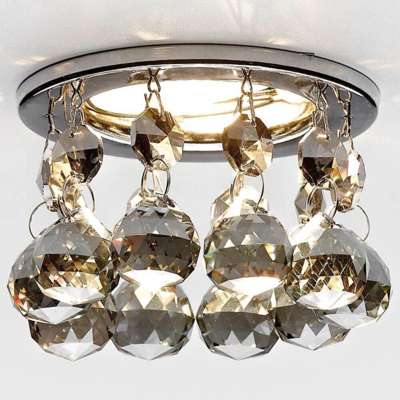 Встраиваемый светильник Ambrella Light Crystal K2051 CL/G