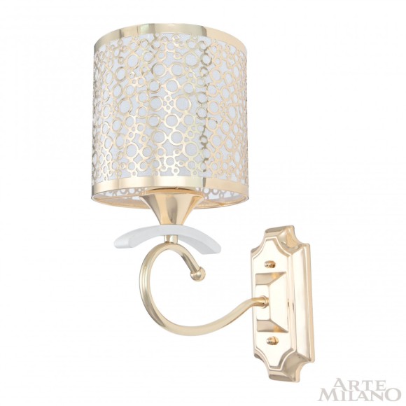 Бра Arte Milano Florentia-9787 309787/1W Wh/Gd