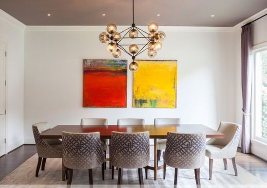 Люстра на штанге Delight Collection Modo 8916P/15 black/cognac