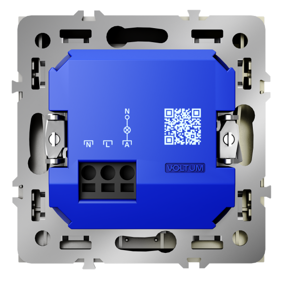 Выключатель встраиваемый Voltum S70 карточный 16А, (шелк) VLS010704