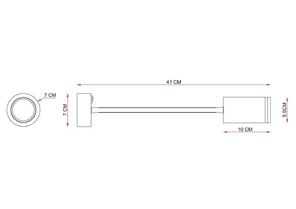 Гибкое бра Arte Lamp Imai A2266AP-1WH