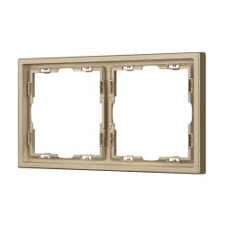 Рамка пластиковая Arlight FRM-NOBE-SFPL-2-GD 054217