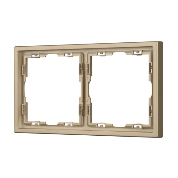 Рамка пластиковая Arlight FRM-NOBE-SFPL-2-GD 054217