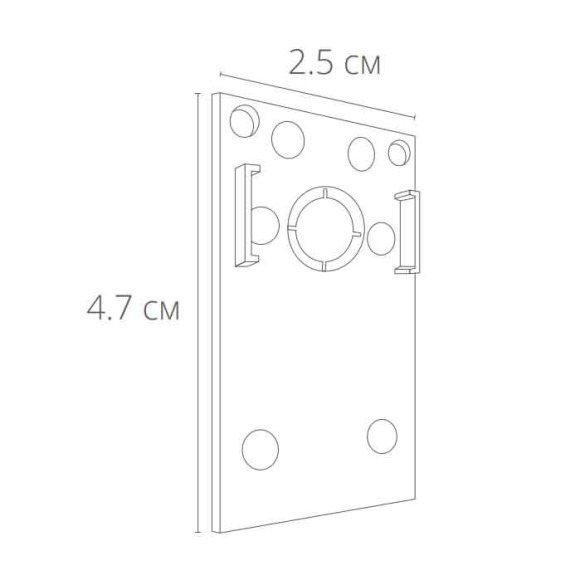 Коннектор-заглушка Arte Lamp Linea-accessories A482133