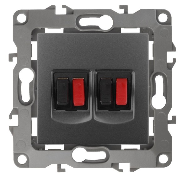 Розетка аудио двойная Эра 12-3112-12 Б0027467