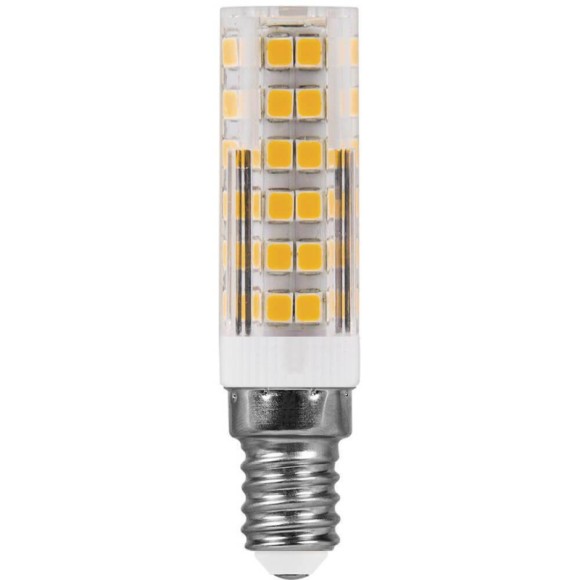 Лампа светодиодная Feron E14 7W 6400K Прямосторонняя Матовая LB-433 25986